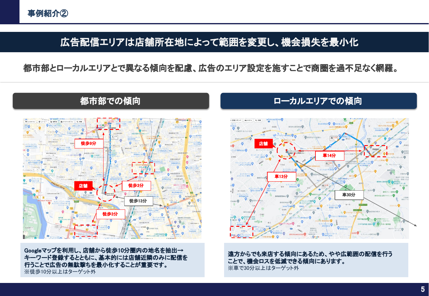 配信エリアの傾向